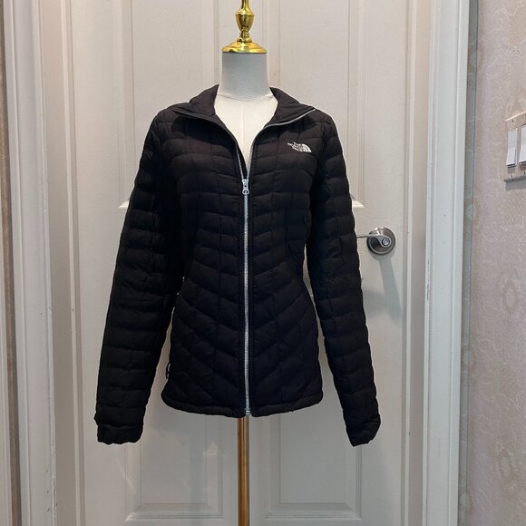 The North Face Ladies ThermoBall Trekker Jacket in Black Size Large Retail $269 - Picture 1 of 10